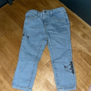 Toddler Zara Mickey/Minnie Jeans